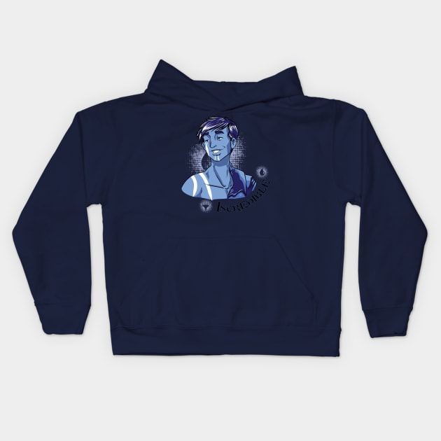 Jace, Incredible Blue Mage for Colors Kids Hoodie by EverTomorrow